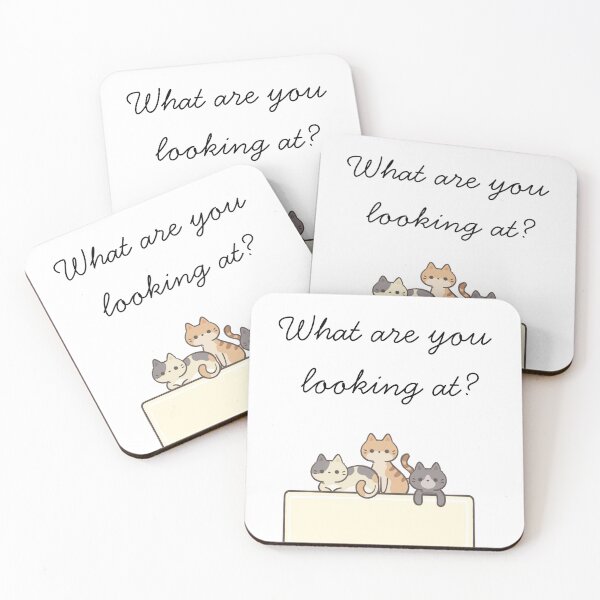 Item preview, Three Curious Cats designed and sold by ButtonandThread.