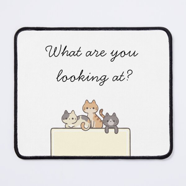 Item preview, Three Curious Cats designed and sold by ButtonandThread.