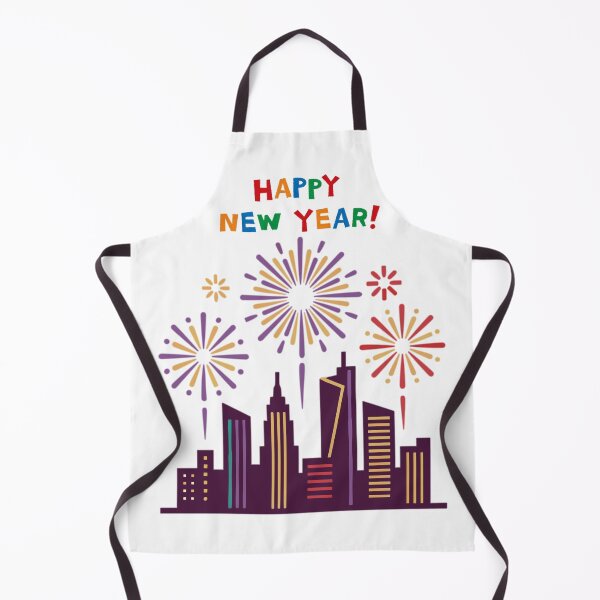Item preview, Happy New Year And Fireworks Over The City. designed and sold by Dinasshop.