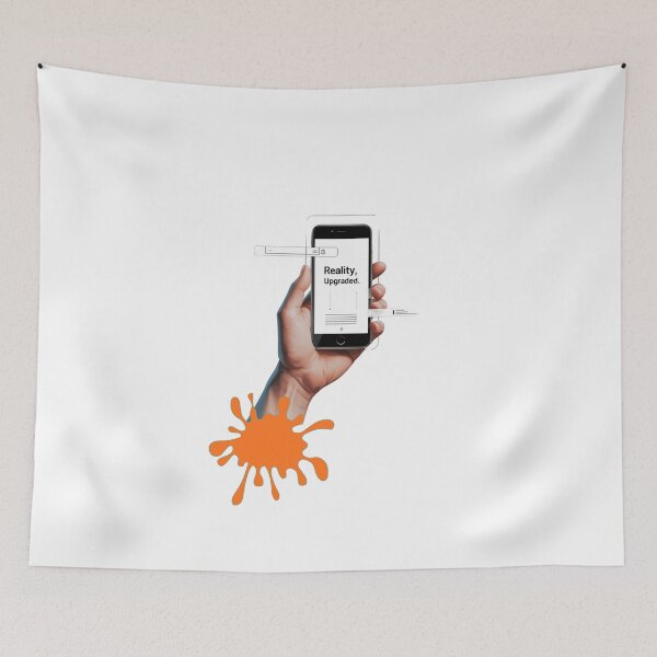Item preview, Reality, Upgraded – Augmented Reality Design future tech designed and sold by SloganSauce.