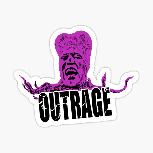 Tony Harrison - Outrage Sticker