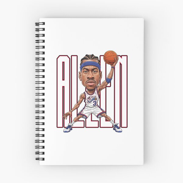 Item preview, Funny caricature of Allen Iverson basketball icons designed and sold by vectorlove.