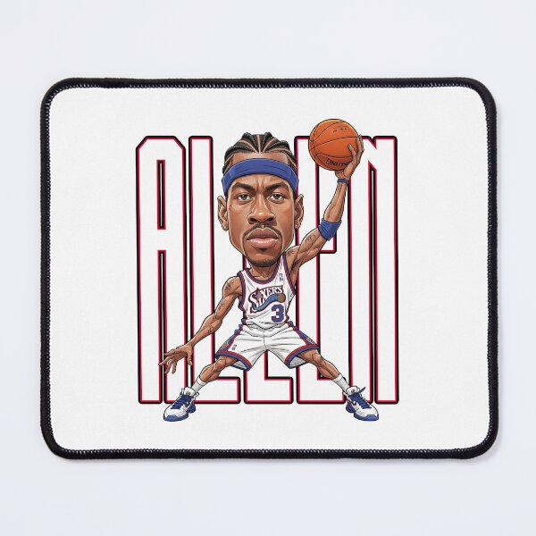 Item preview, Funny caricature of Allen Iverson basketball icons designed and sold by vectorlove.