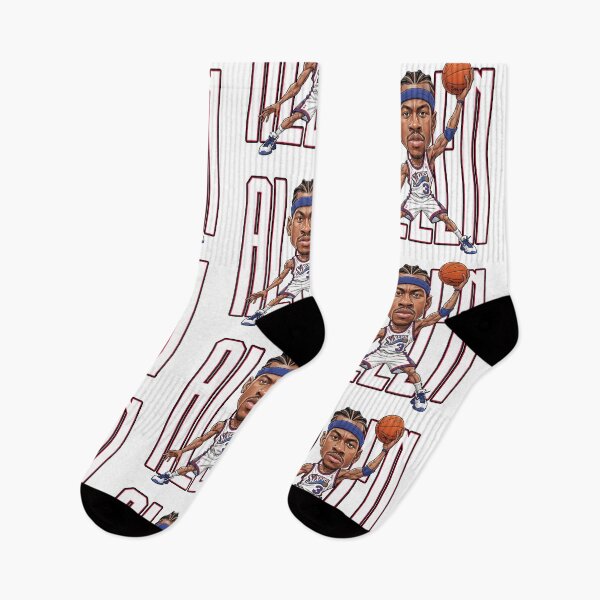 Item preview, Funny caricature of Allen Iverson basketball icons designed and sold by vectorlove.