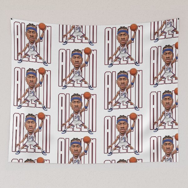 Item preview, Funny caricature of Allen Iverson basketball icons designed and sold by vectorlove.