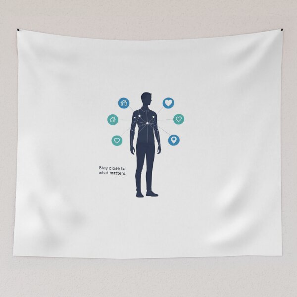 Item preview, Stay Close to What Matters  designed and sold by SloganSauce.
