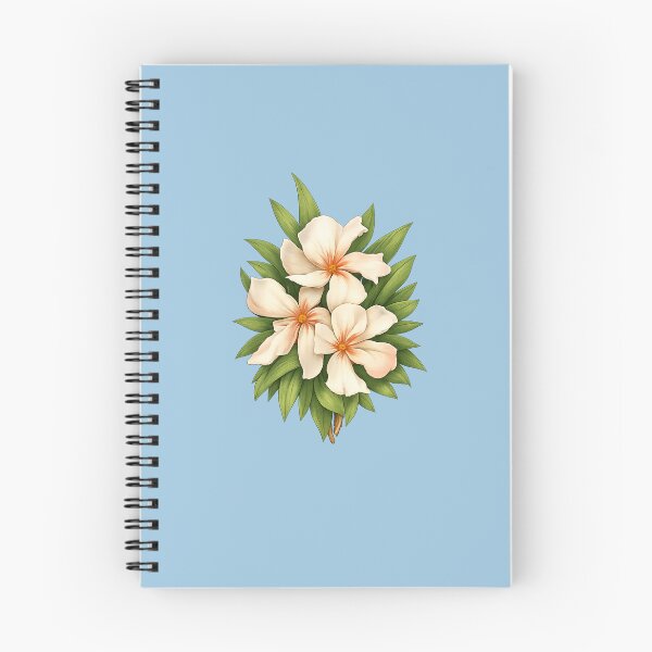 Aperçu de l'œuvre Fleur d'oléandre blanc créée et vendue par NatureFloralArts.