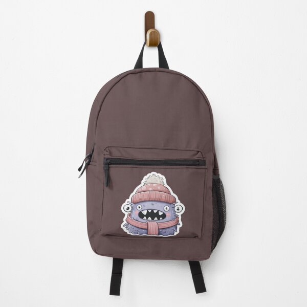 Item preview, Winter Cozy Monster Sticker – Cute Kawaii Creature in Beanie & Scarf designed and sold by NUVYStudio.