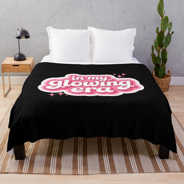 Item preview, In My Glowing Era – Aesthetic Self Love Quote, Soft Feminine Typography Design designed and sold by EveStore1.