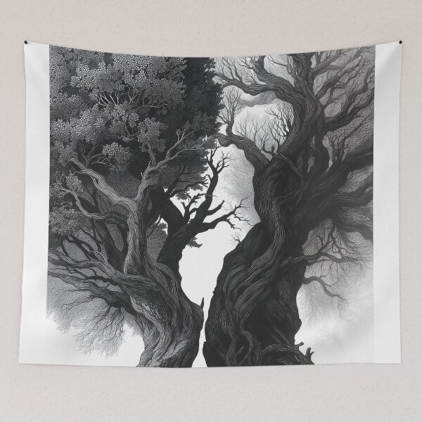 Item preview, Two Trees Communicating in a Secret Language? designed and sold by oanaunciuleanu.