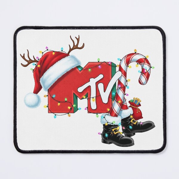 Item preview, SANTA CLAUS FAREWELL MTV Retro Christmas Music TV Logo designed and sold by keythxctrs.