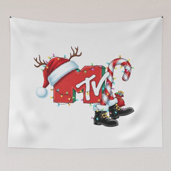 Item preview, SANTA CLAUS FAREWELL MTV Retro Christmas Music TV Logo  designed and sold by keythxctrs.