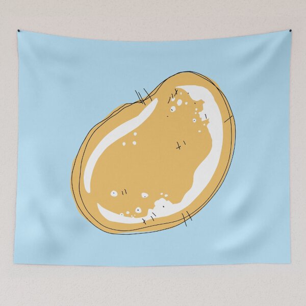 Item preview, Potato With blue background  designed and sold by missmann.