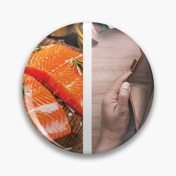 Item preview, Yes, But... Salmon is Expensive-Funny Food and Money Meme Deisgn designed and sold by MilabArt.