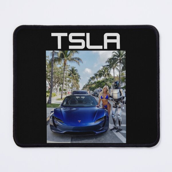 Item preview, Tesla humanoid robot art designed and sold by TEEJAMBOREE.