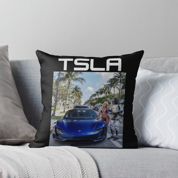 Item preview, Tesla humanoid robot art designed and sold by TEEJAMBOREE.