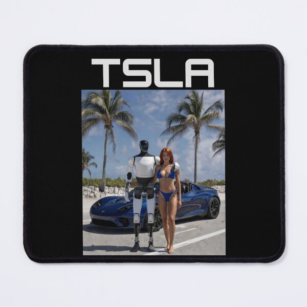 Item preview, Tesla humanoid robot art designed and sold by TEEJAMBOREE.