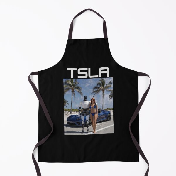 Item preview, Tesla humanoid robot art designed and sold by TEEJAMBOREE.