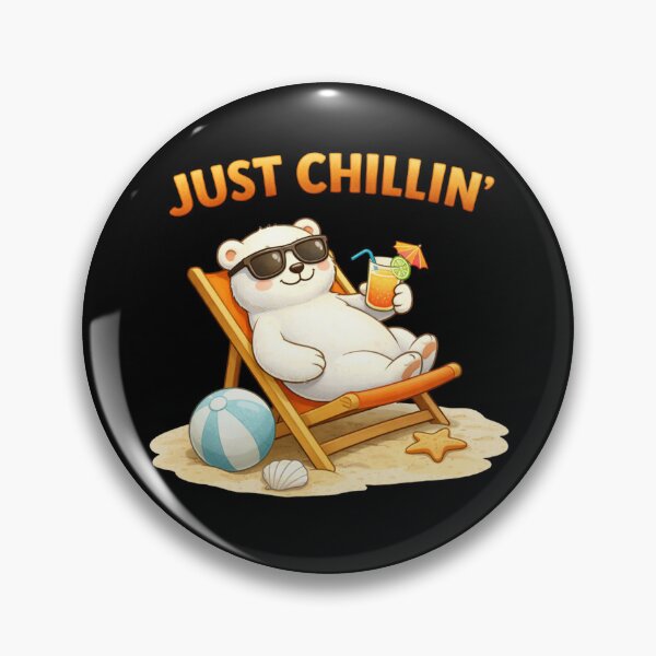 Item preview, Just Chillin Cute Bear Design designed and sold by Papier Atelier Art.