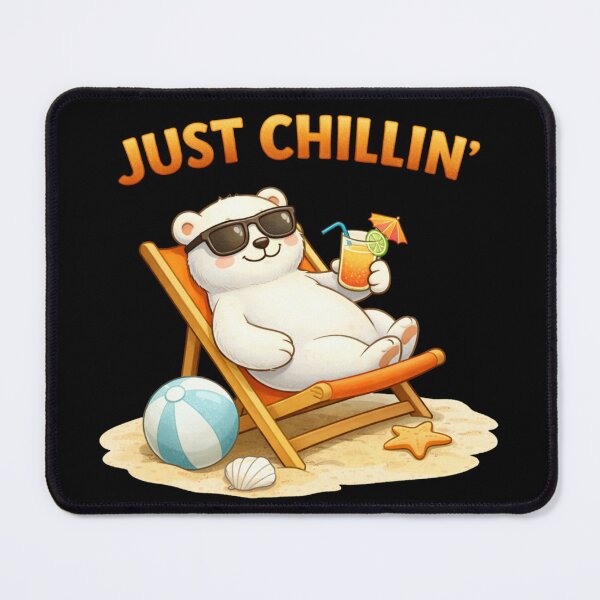 Item preview, Just Chillin Cute Bear Design designed and sold by Papier Atelier Art.