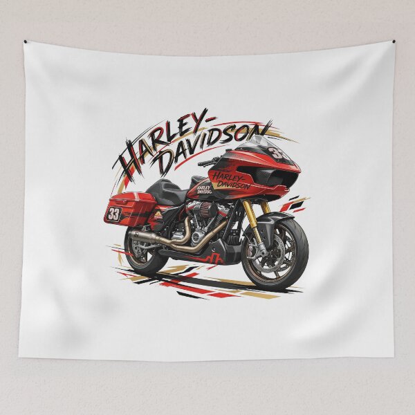 Artikelvorschau, Harley Davidson Vintage-Rennstil entworfen und verkauft von enzoade.