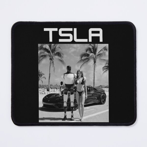 Item preview, Tesla humanoid robot art designed and sold by TEEJAMBOREE.