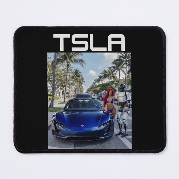 Item preview, Tesla humanoid robot art designed and sold by TEEJAMBOREE.
