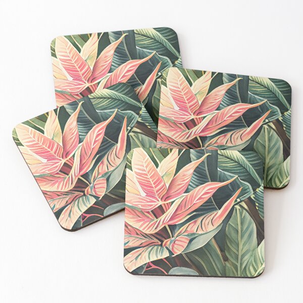 Item preview, Tropical Harmony - Botanical Watercolor Leaves designed and sold by DEKALQUE.
