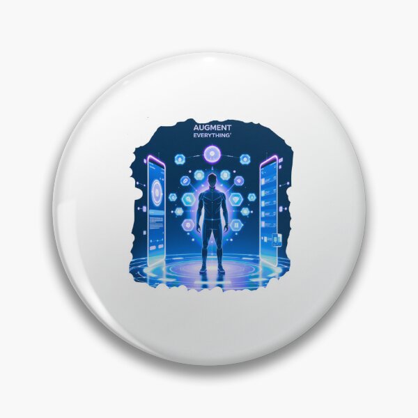 Item preview, Augment Everything, augmented reality slogan designed and sold by SloganSauce.