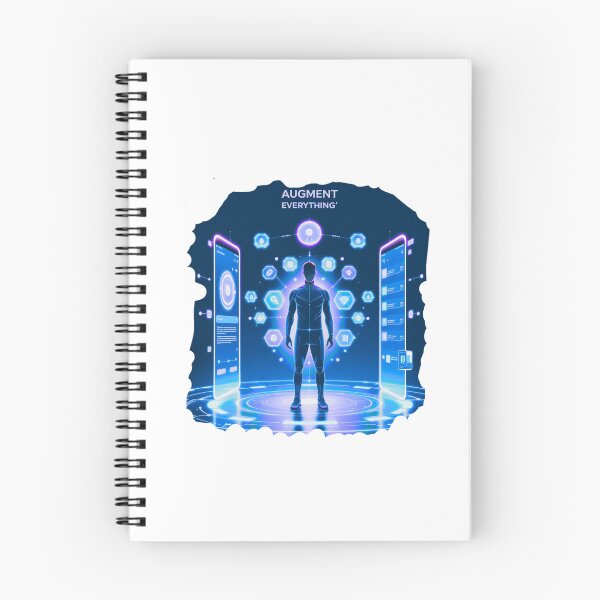 Item preview, Augment Everything, augmented reality slogan designed and sold by SloganSauce.