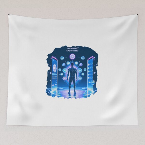 Item preview, Augment Everything, augmented reality slogan designed and sold by SloganSauce.