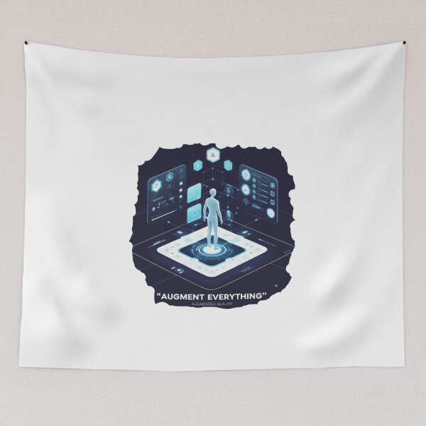 Item preview, Augment Everything, ar future art designed and sold by SloganSauce.
