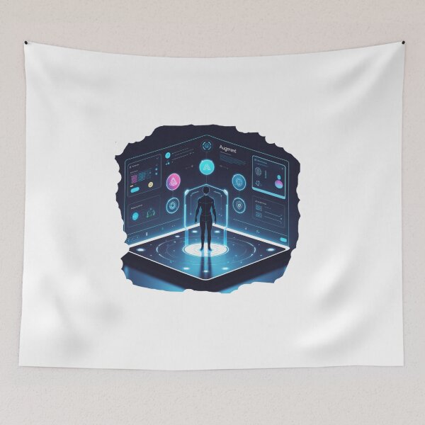 Item preview, Augment Everything, digital culture art designed and sold by SloganSauce.