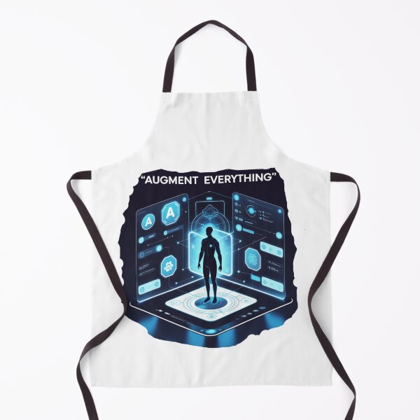 Item preview, Augment Everything, cyber minimal design designed and sold by SloganSauce.