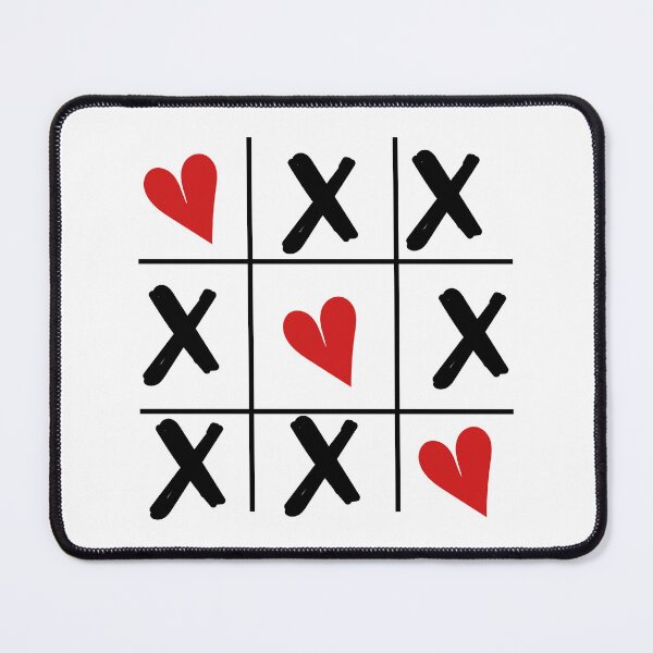 Item preview, Valentine Tic Tac Toe Heart Pattern designed and sold by 333.