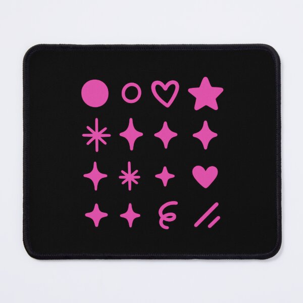 Item preview, Pink Sparkle Icons & Cute Shape Elements – Decorative Graphic Pack designed and sold by astersgraphics.
