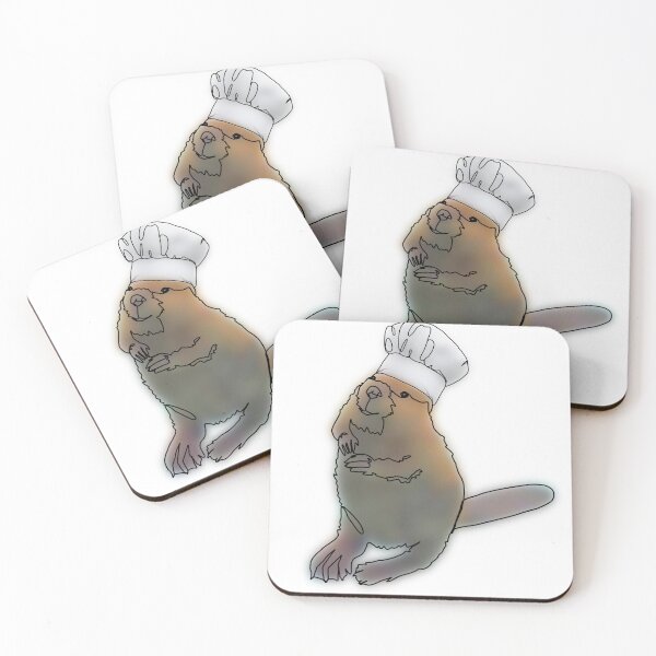 Item preview, Benny the Beaver in a Chef Hat – animalzinhats designed and sold by Ashley’sAnimalz.
