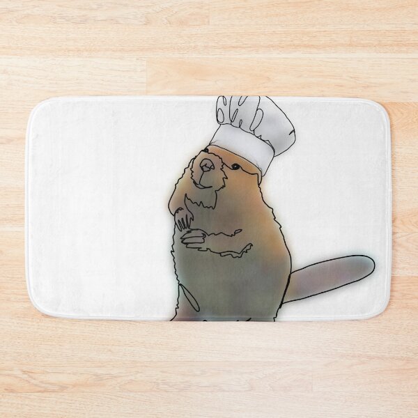 Item preview, Benny the Beaver in a Chef Hat – animalzinhats designed and sold by Ashley’sAnimalz.
