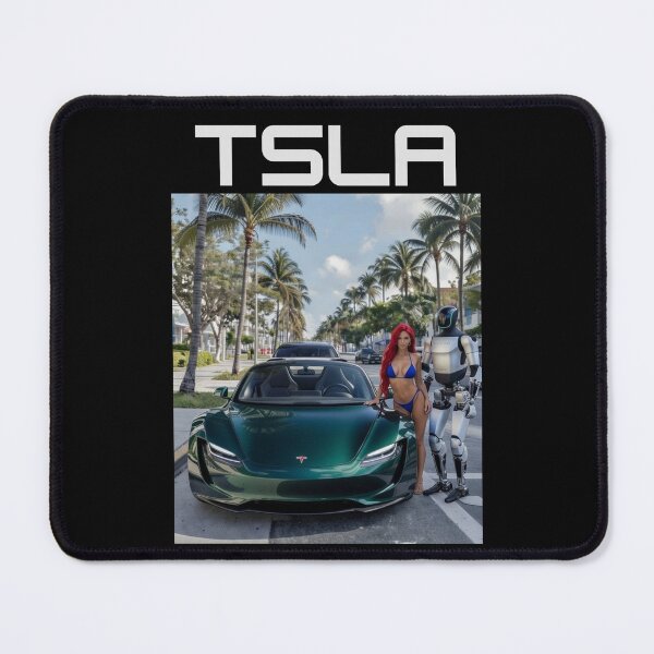 Item preview, Tesla humanoid robot art designed and sold by TEEJAMBOREE.