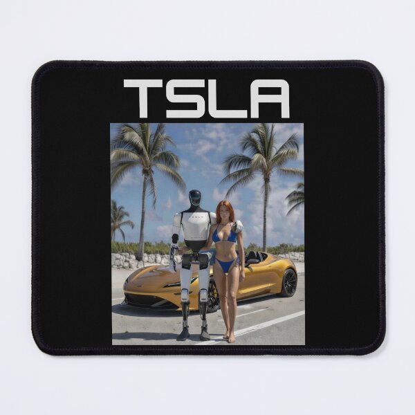 Item preview, Tesla humanoid robot art designed and sold by TEEJAMBOREE.
