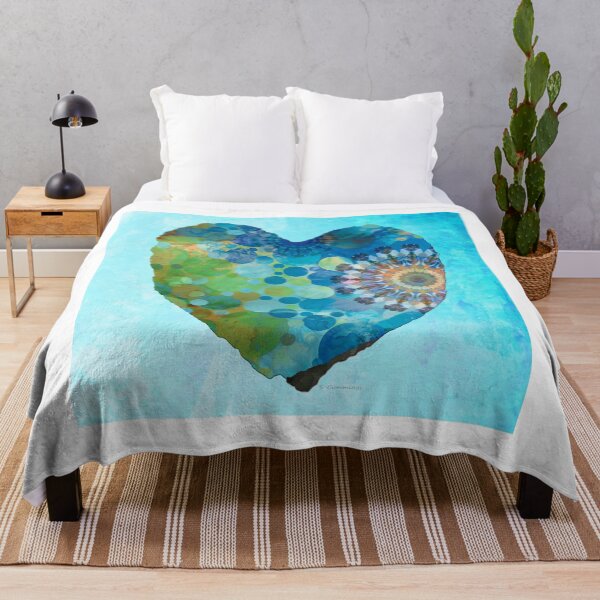 Item preview, Enchanted Blue Heart Art One designed and sold by Sharon Cummings Art.