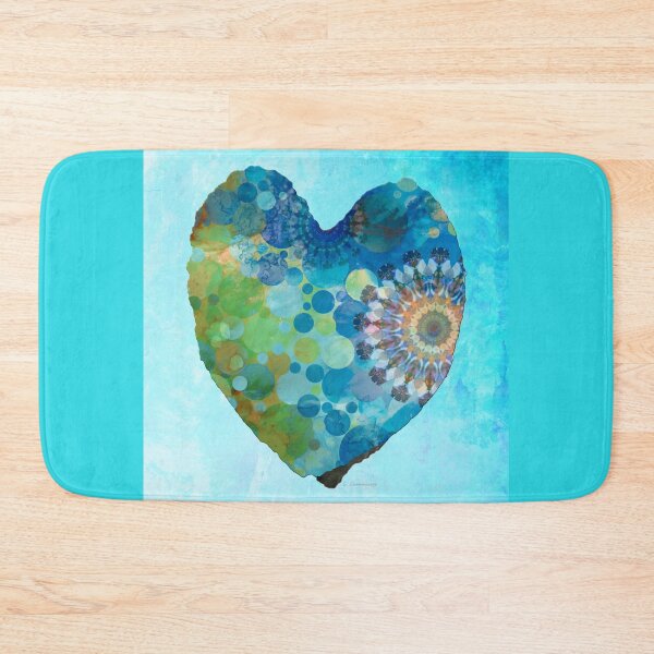 Item preview, Enchanted Blue Heart Art One designed and sold by Sharon Cummings Art.