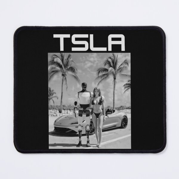 Item preview, Tesla humanoid robot art designed and sold by TEEJAMBOREE.