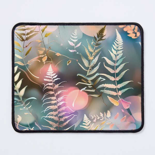 Item preview, Ethereal Ferns in Pastel Bokeh Dream designed and sold by Blooms & Paws Haven .