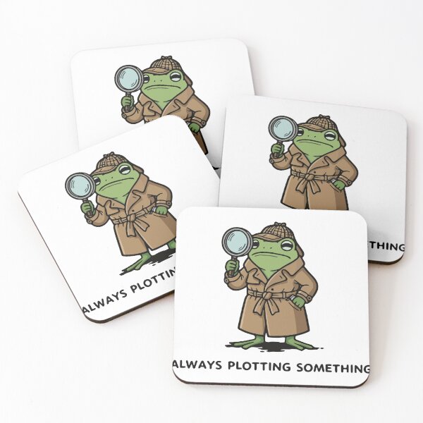 Item preview, Funny Detective Frog Mystery Writer True Crime Fan designed and sold by Floomart.