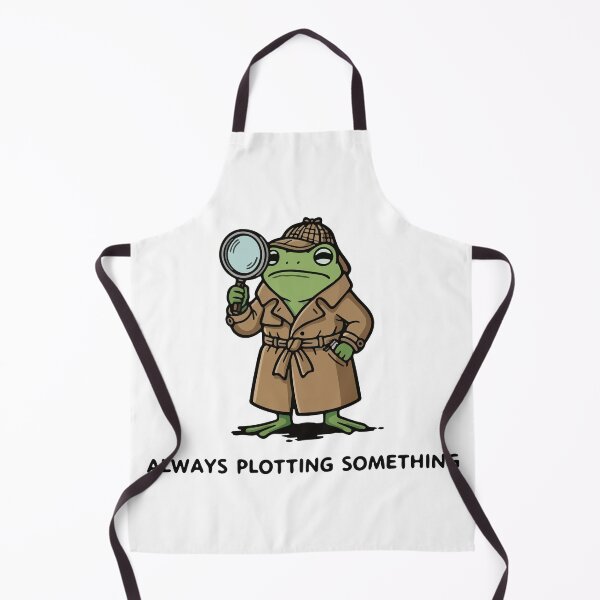 Item preview, Funny Detective Frog Mystery Writer True Crime Fan designed and sold by Floomart.