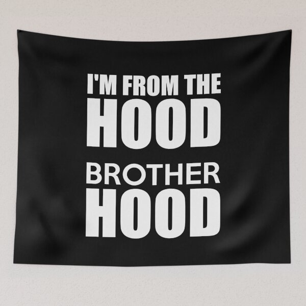 Item preview, I’m From the Hood – Brother Hood -White designed and sold by allmarkmade.