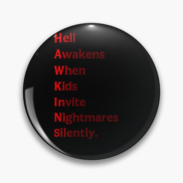 Item preview, HAWKINS Acrostic – Stranger Horror Neon Style designed and sold by Paulina Szymoniak.
