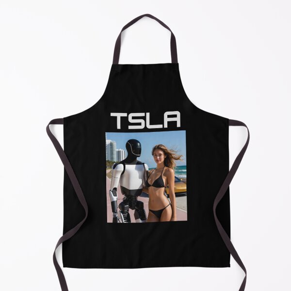 Item preview, Tesla humanoid robot art designed and sold by TEEJAMBOREE.