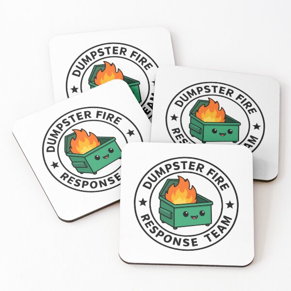 Item preview, Dumpster Fire Response Team Leader Disaster Laugh Repeat designed and sold by HumansStuck12.